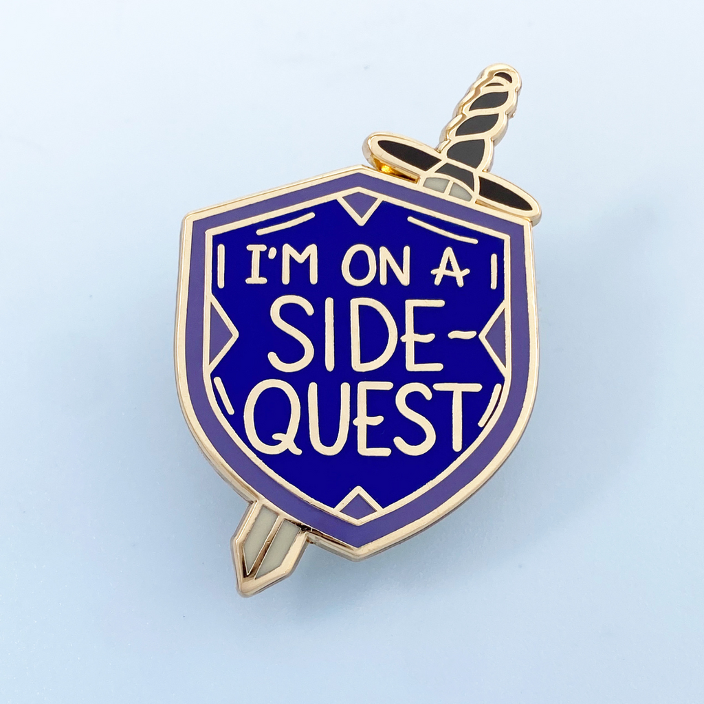 Jubly-Umph I’m on a Side-Quest Lapel Pin 